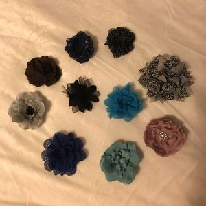 Flower Pins & Clips